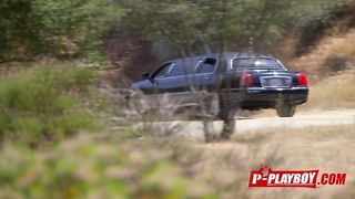 Horny black couple joined the mansion