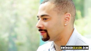 Couple is fucking with swapped partners