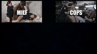 Hardcore doggystyle for a white ass slut