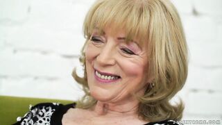 Old lady and her big cocked young lover