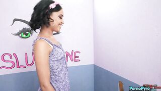 Ebony Ryder Rey Sucks 2 Big White Cocks