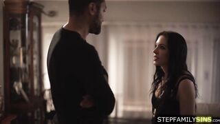 Petite brunette sucking stepcousins bbc