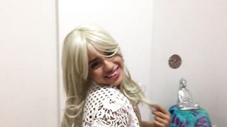 let yourself be seduced by this beautiful blonde