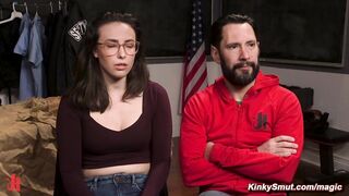 Dirty cop anal fucks bound evidence clerk