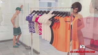 Curvy 3D MILF Fucks Big Dick Boy