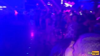 Horny Katty West agreed to porn in a nightclub in the toilet