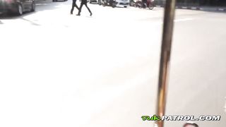 Blondie Skinny Asian babe gets drilled