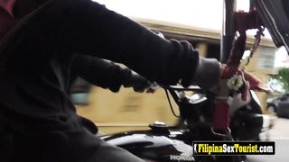 A night out with a petite Asian teen