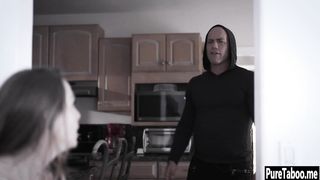 Afraid MILF fucked so hard by a stranger