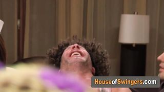 Making a full swap and a steamy orgy.