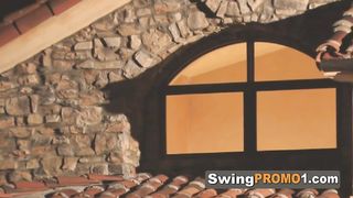 A wild swinger reunion ended up in sex