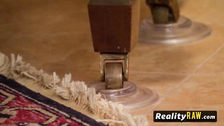 Softcore sex on a piano by a hot couple