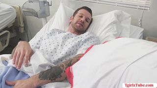 Nurse TBabe Korra help dude satisfy his needs