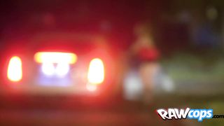 Big titty MILF blonde goes undercover