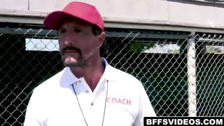 Girls record coach having sex with them!