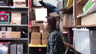 Stepdaugther gets fucked for shoplifting