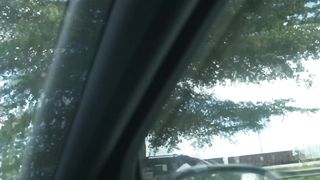 Deep throat at a babershop by busty MILF