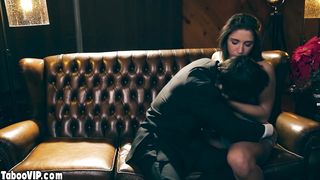 Consolation ends in rough taboo fuck