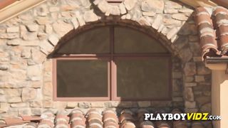 Pool party with amateur swinger couples