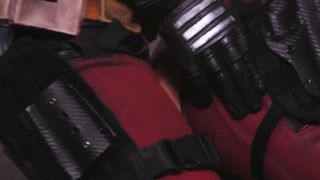 Deadpool screwing babes in group sex