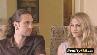 Hot swinger threesome with two babes