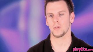 Amateur couple going to a swinger club