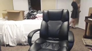 horny teen having fun masturbating