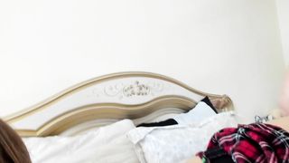 School girl cheating with her boyfriend bestfriend