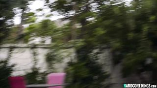 Electrician bangs big tits babe pov