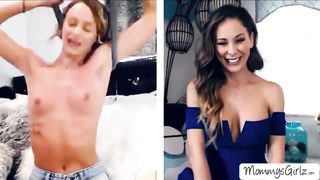 Stepmom having webcam sex with stepdaughter