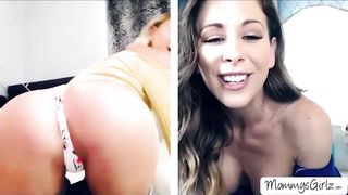 Stepmom having webcam sex with stepdaughter