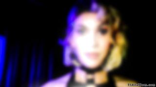 Scientist fucks deep throat shemale