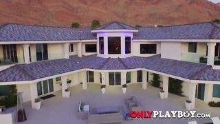 Interracial orgy with a redhead and blac