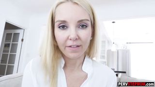 Horny MILF knelt for my big hard penis