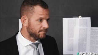 Stunning busty MILF wife fucks husband