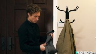 Busty stepmom gangbanged by stepsons