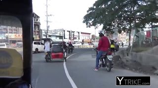 Steamy blowjob in the shower with a teen