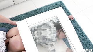 Oliver fucks Becky's MILF snatch