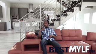 Suburban MILF is a pretty hands-on kind