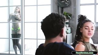 Petite stepsis sucking stepbros big cock