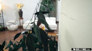 Peeping but she is cool with it