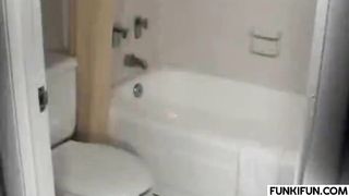 Amateur Brunette College Teen Sucks And