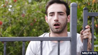 Cougar has a rip in her yoga pants