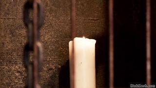 Lesbian hottie gets anal toyed