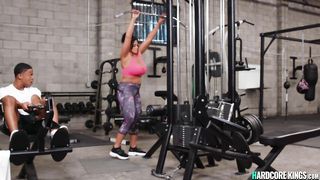 Young black man fucks huge tits MILF