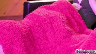 Movie night turns hot with Giannas tongue