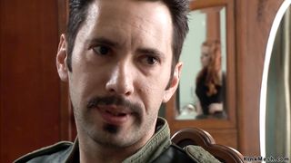 Bad employee rough fucks busty boss