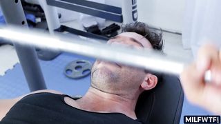 Fit latina wife with trainer