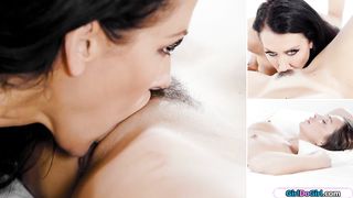 Abigail Mac and Reagan Foxx erotic oral