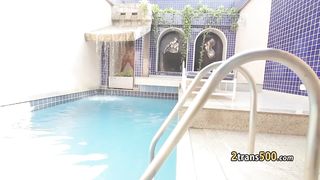 Latina tranny fucked like wild